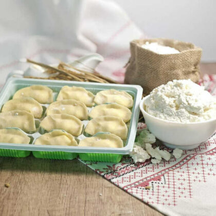Вареники с творогом  500g
