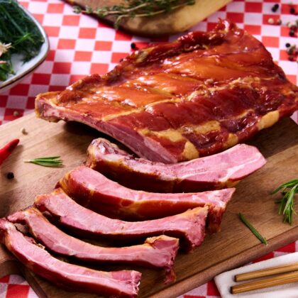 Рёбра свиные, копчёные 500g